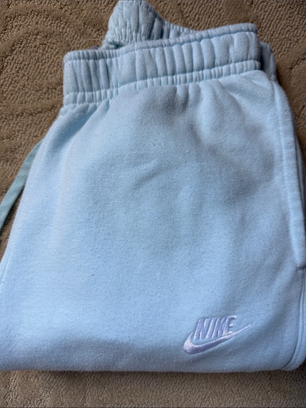 Nike Kids Baby Blue Fleece Joggers